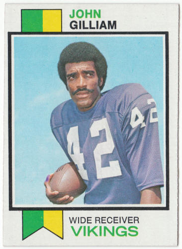 1973 Topps Football #85 John Gilliam