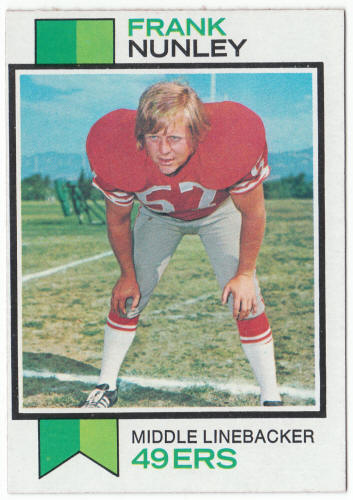 1973 Topps Football #95 Frank Nunley