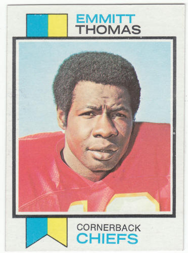 1973 Topps #107 Emmitt Thomas front