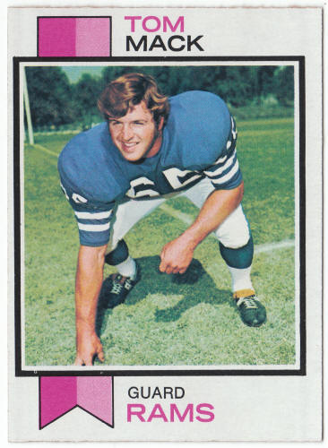 1973 Topps Football #90 Tom Mack