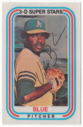 1976 Kelloggs 3D Baseball #47b Vida Blue