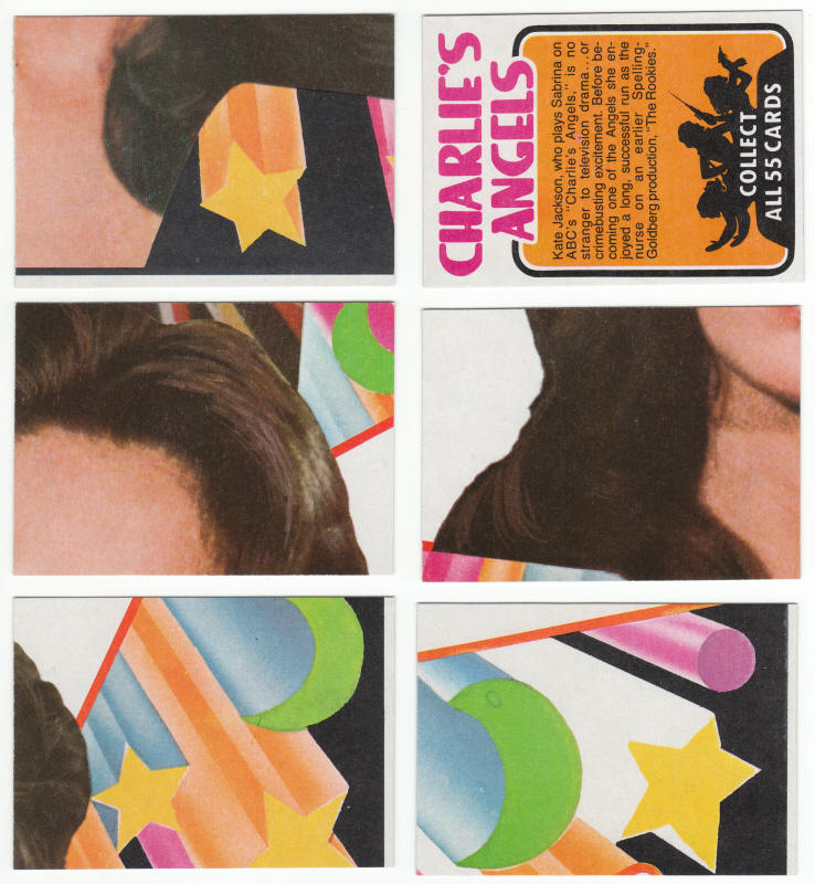 1977 Topps Charlies Angels Series 1 Cards backs