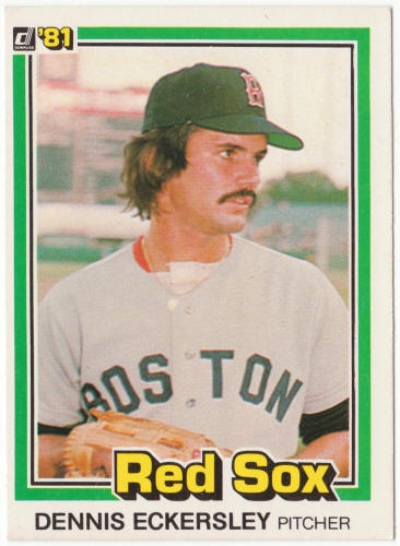 1981 Donruss Baseball #96 Dennis Eckersley