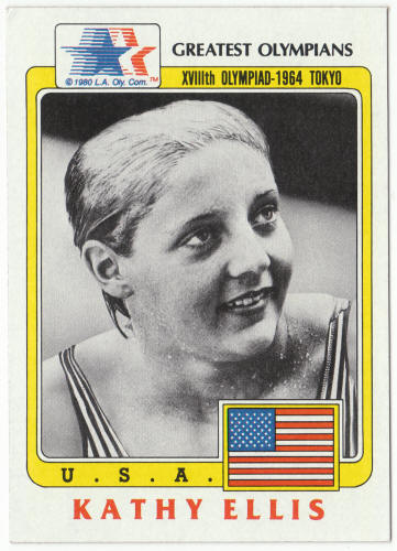 1983 Historys Greatest Olympians #34 Kathy Ellis