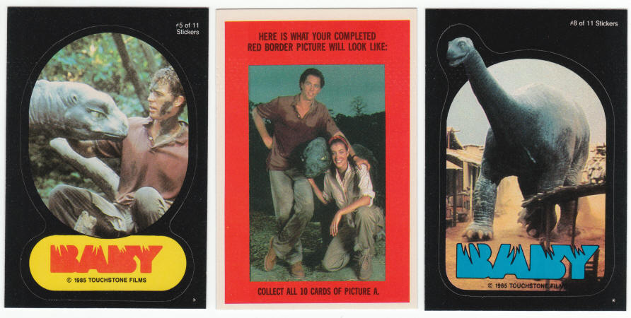 1985 Topps Baby Trading Card Stickers