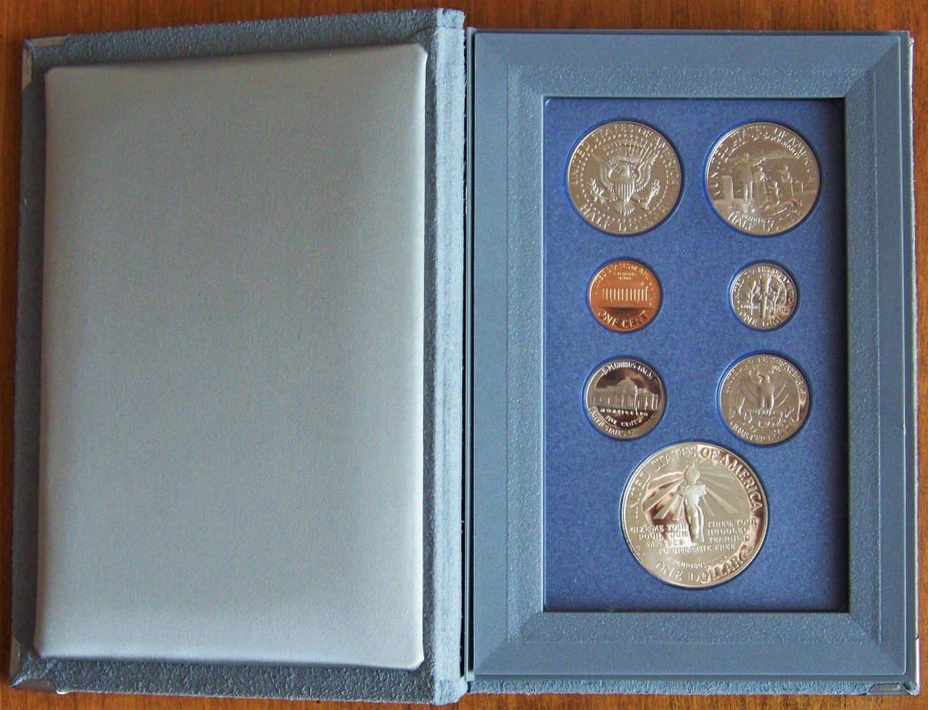 1986 United States Prestige Set reverse