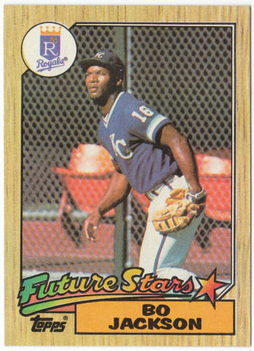 1987 Topps Baseball #170 Bo Jackson Rookie Card