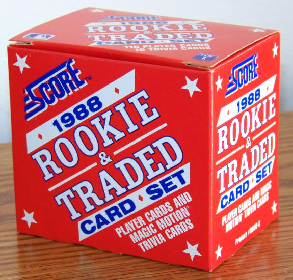 1988 Score Baseball Rookie Traded Cards Set