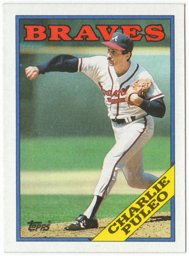 1988 Topps Baseball #179 Charlie Puleo Gray Variation