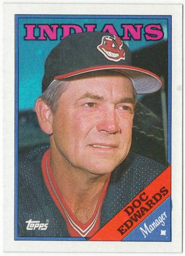 1988 Topps Baseball #374 Doc Edwards MG Variation