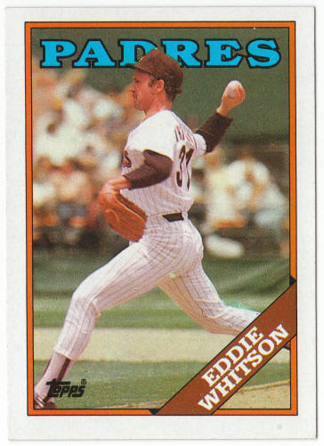 1988 Topps Baseball #330 Eddie Whitson Error