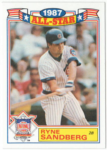 1988 Topps Glossy All-Stars #14 Ryne Sandberg