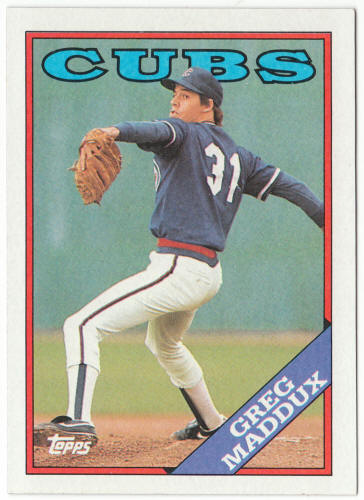 1988 Topps Baseball #361 Greg Maddux