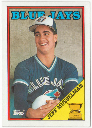 1988 Topps Baseball #229 Jeff Musselman Error