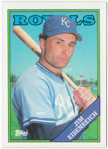 1988 Topps Baseball #348 Jim Eisenreich COR