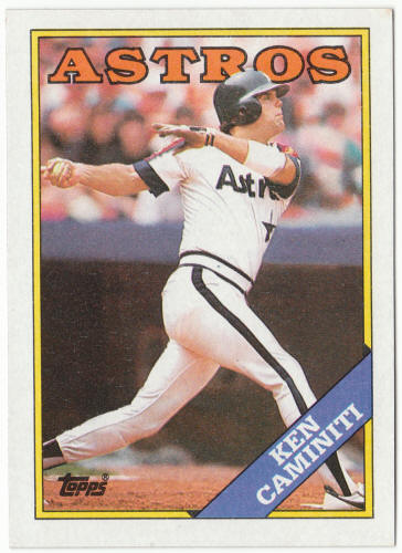 1988 Topps Baseball #64 Ken Caminiti Rookie Card