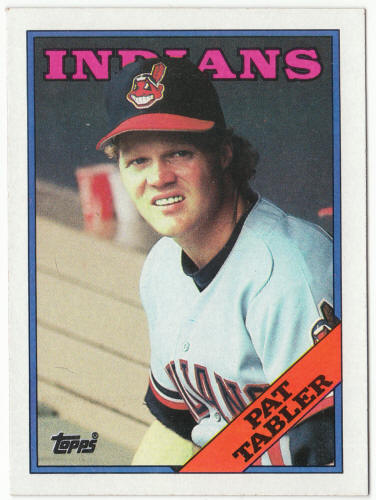 1988 Topps Baseball #230 Pat Tabler VAR White