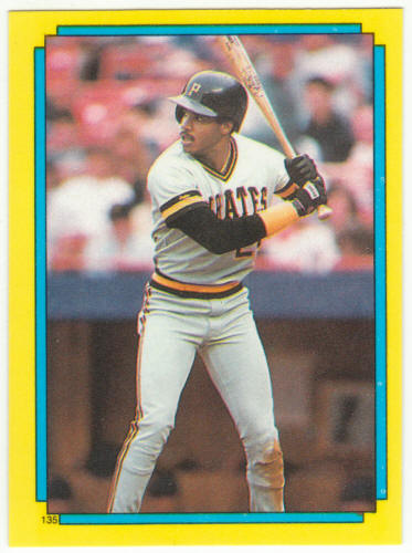 1988 Topps Superstar Sticker #135 Barry Bonds