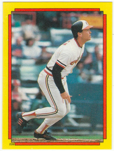 1988 Topps Superstar Sticker #228 Cal Ripken Jr