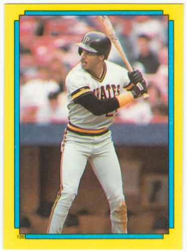 1988 Topps Superstar Sticker #135 Barry Bonds