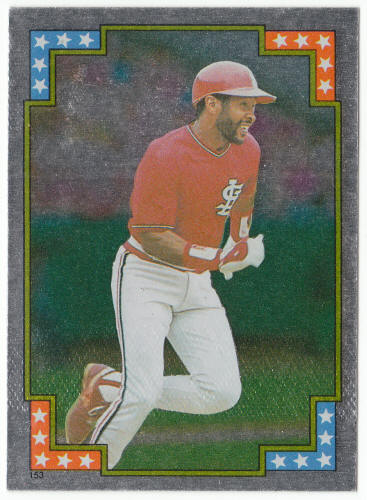1988 Topps Baseball Superstar Foil Sticker #153 Ozzie Smith