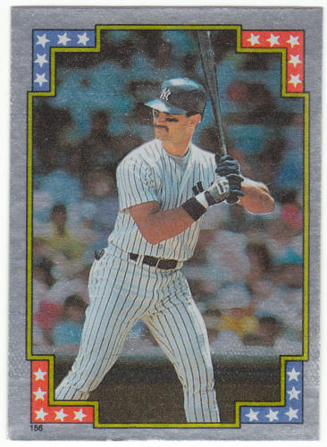 1988 Topps Superstar Sticker #156 Don Mattingly
