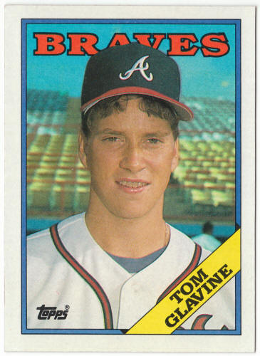 1988 Topps Baseball #779 Tom Glavine Rookie Card