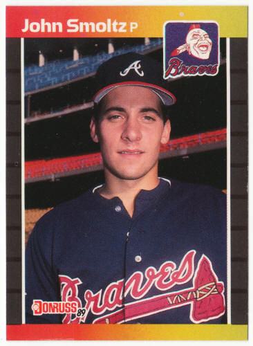 1989 Donruss Baseball #642 John Smoltz Rookie Card