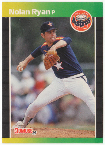 1989 Donruss Baseball #154 Nolan Ryan