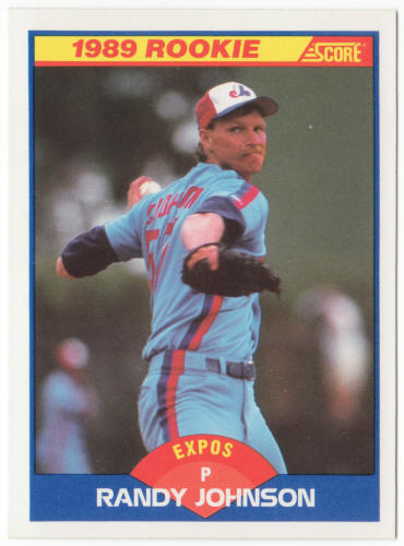 1989 Score #645 Randy Johnson Rookie Card