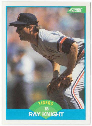 1989 Score Baseball #135B Ray Knight Correct