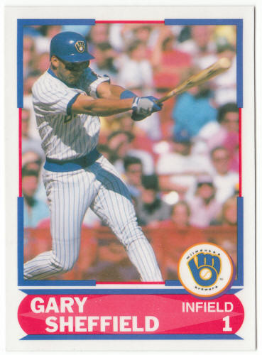 1989 Score Young Superstars Baseball #25 Gary Sheffield Rookie Card