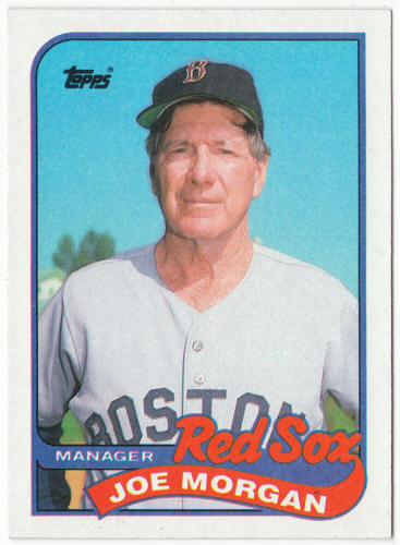1989 Topps Baseball #714B Joe Morgan MG COR