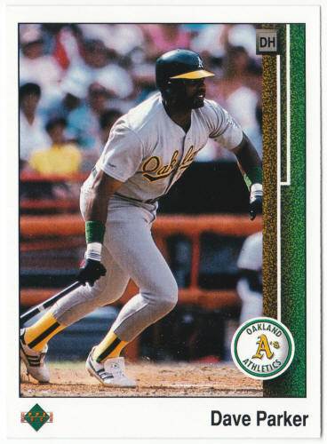 1989 Upper Deck Baseball #605 Dave Parker