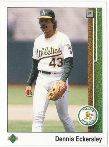 1989 Upper Deck Baseball #289 Dennis Eckersley