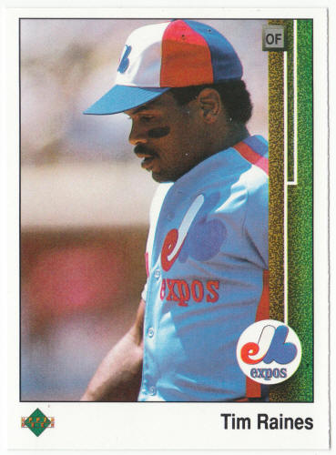 1989 Upper Deck Baseball #402 Tim Raines