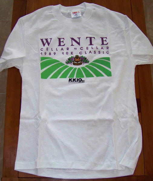 1989 Wente Cellar To Cellar 10K Classic T Shirt