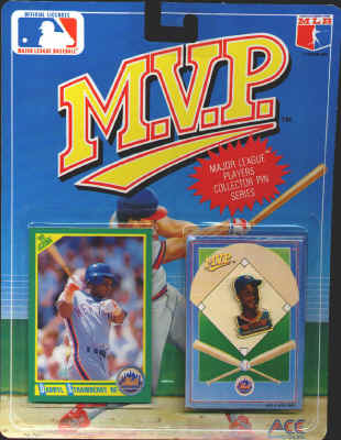 Darryl Strawberry 1990 MVP Pin Card