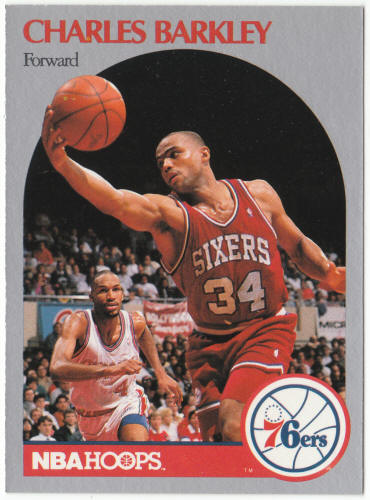 1990-91 Hoops Basketball #225 Charles Barkley