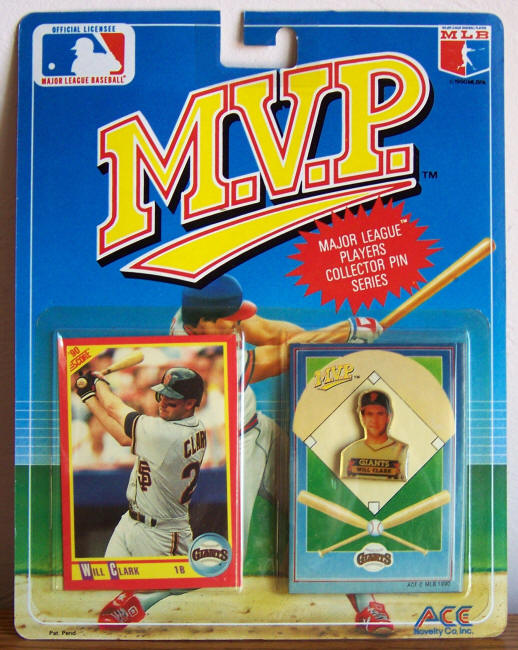 Will Clark 1990 MVP Pin Card