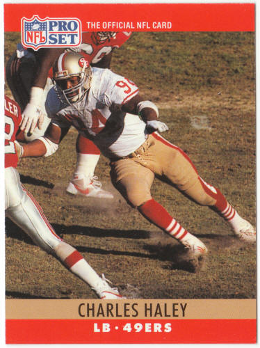 1990 Pro Set Football #289B Charles Haley Correct