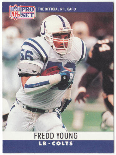 1990 Pro Set Football #138A Fredd Young