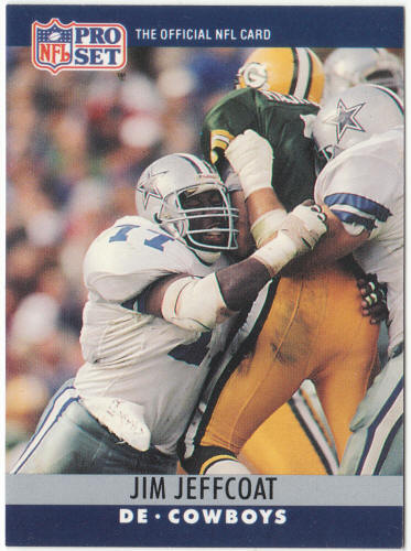 1990 Pro Set Football #80 Jim Jeffcoat