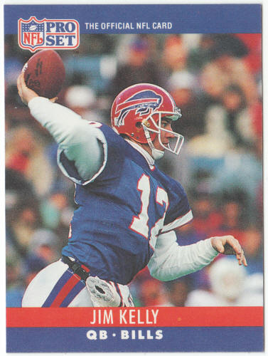 1990 Pro Set Football #40 Jim Kelly