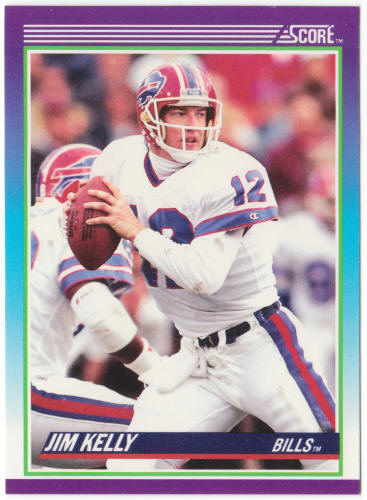 1990 Score Football #112 Jim Kelly