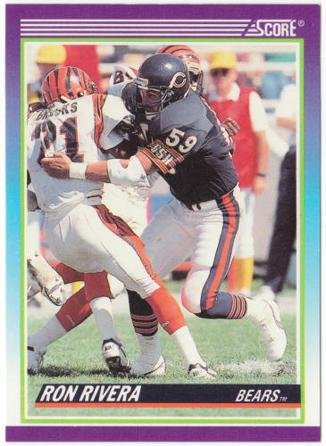 1990 Score Football #469 Ron Rivera