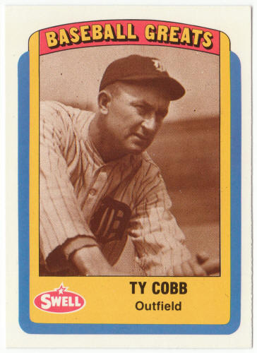1990 Swell Baseball Greats #15 Ty Cobb