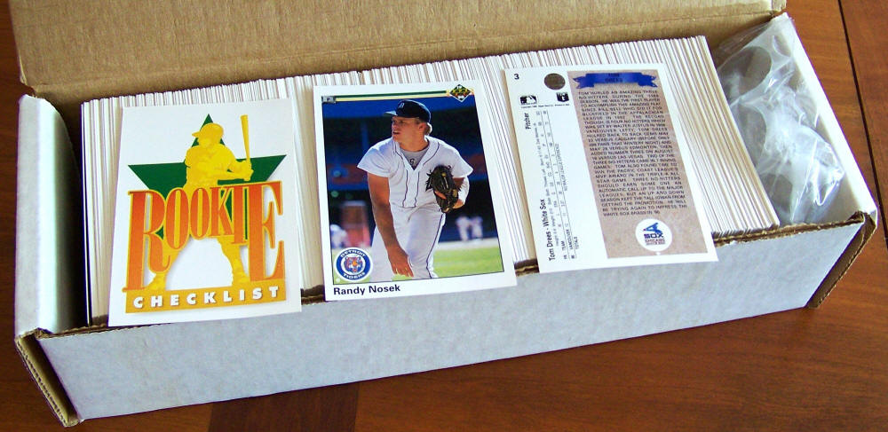 1990 Upper Deck Baseball Cards Low Number Set