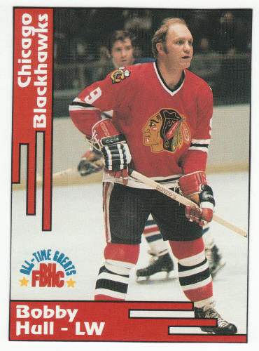 1991-92 SCD #10 Bobby Hull Pocket Price Guide Card