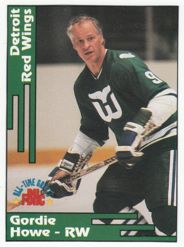 1991-92 SCD #7 Gordie Howe Pocket Price Guide Card